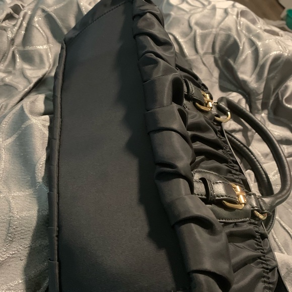 Prada leather and nylon ruched bag. Excellent condition. Please look at photos - Picture 13 of 16